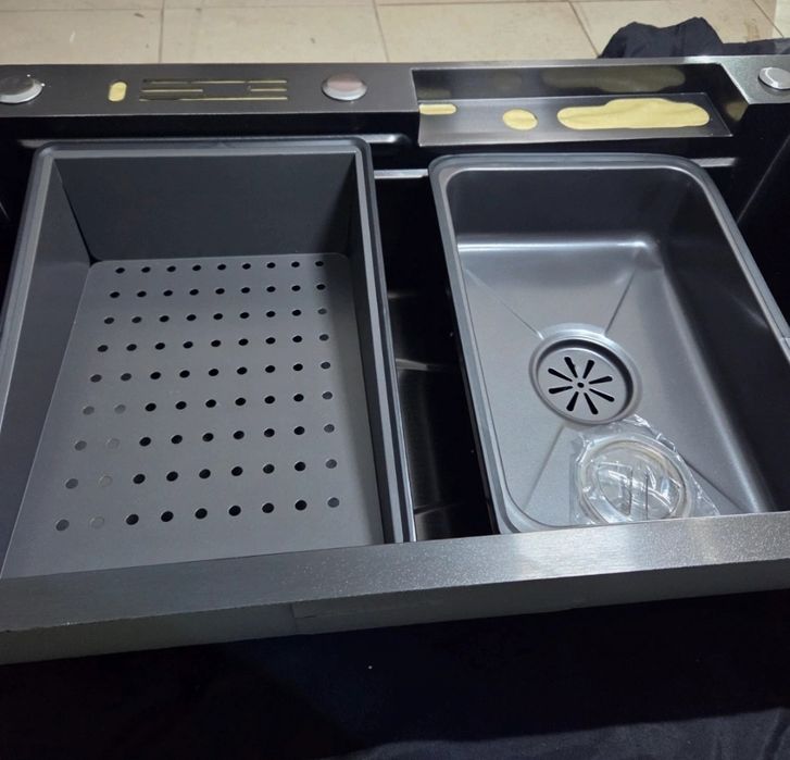 Lava loiça com torneira