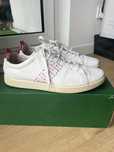 Lacoste Carnaby evo 43 biale adidasy skóra sneakersy white niskie red