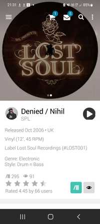 Spl - denied  nihil  neurofunk drum n bass winyl