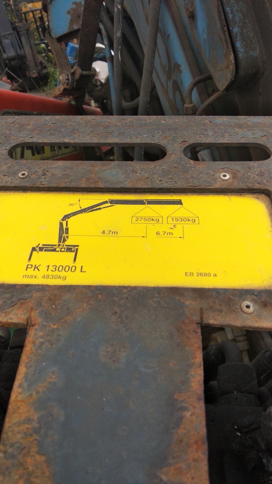 Кран маніпулятор манипулятор Palfinger Pk13000L Hiab Fassi Atlas Copma