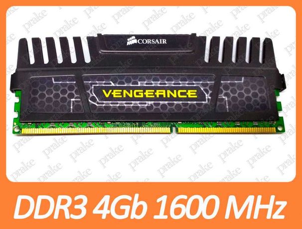 DDR3 4GB 1600 MHz (PC3-12800) Corsair Vengeance CMZ8GX3M2A1600C9