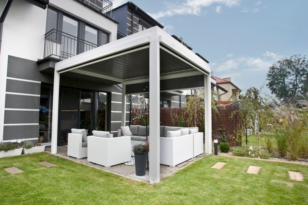 Pergola Aluminiowa altana z montażem 350x480 SELT SOMFY Wałbrzych