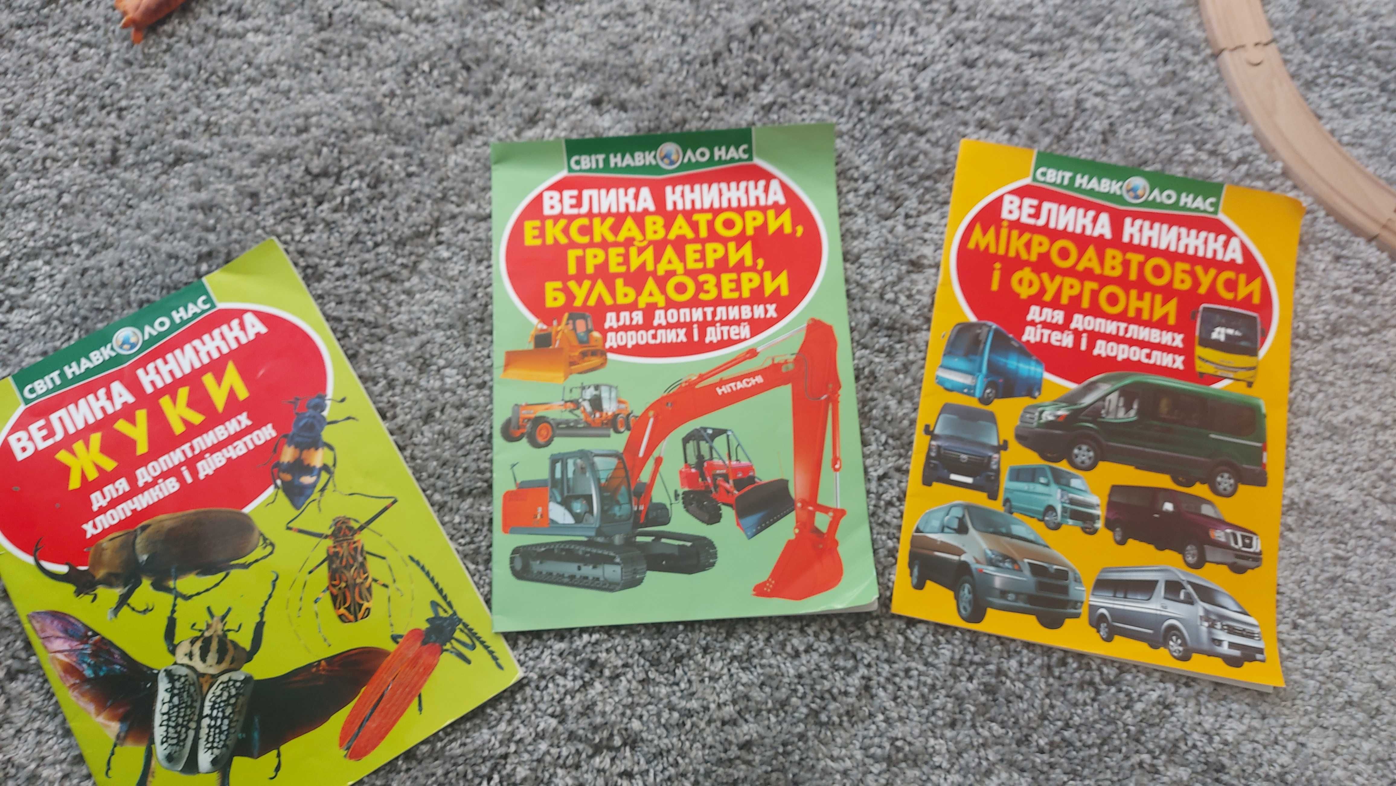 Книга велика книжка жуків, бульдозерів, мікроавтобусів