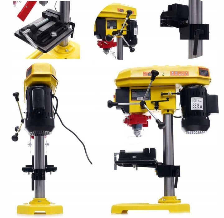 Wiertarka stołowa 1850W 5-stopniowa 600 do 2650rpm. uchwyt 13mm