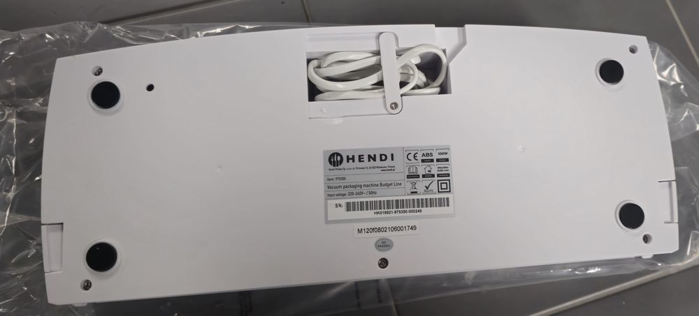 Nowa pakowarka próżniowa Hendi 100W + dedykowane worki do pakowania