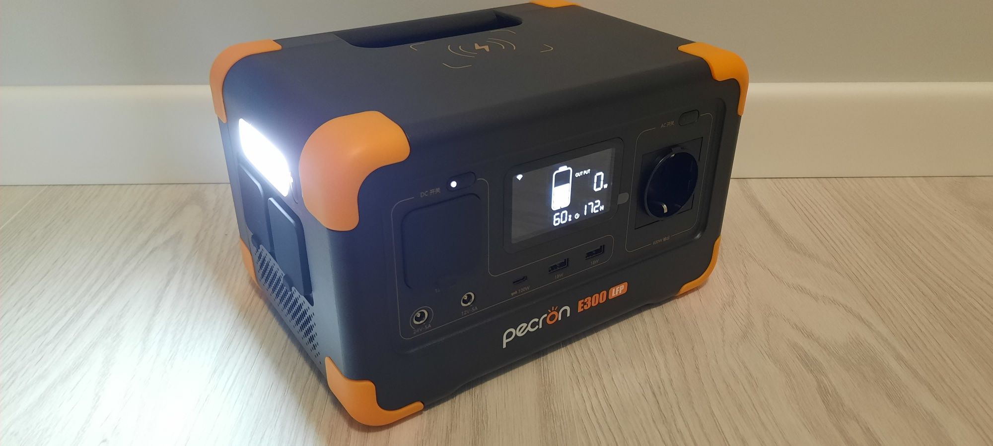 Stacja zasilająca 600W LiFePO4 awaryjne powerbank Pecron E600LFP