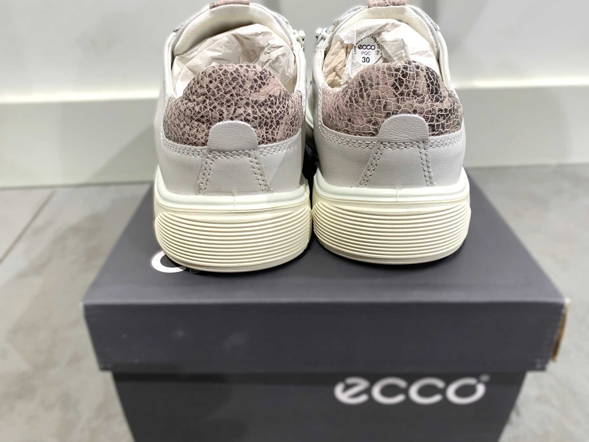sneakersy skórzane ECCO Street Tray K Laced, EU 40
