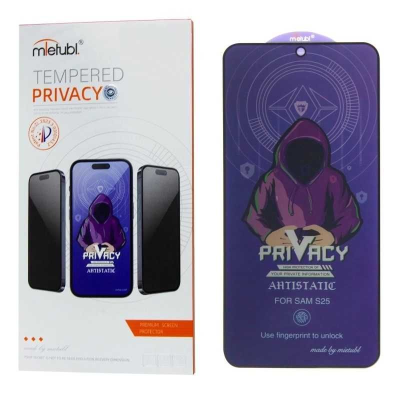 Защитное стекло Антишпион Samsung S24fe S25 Plus Ultra A36 A56 Privacy