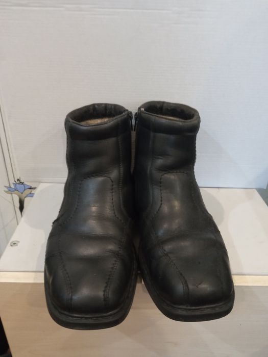 Продам мужские кожаные зимние ботинки на меху Foot club