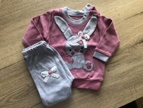 Komplet niemowlęcy bluza + spodnie r. 62