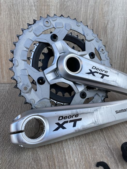 Шатуни Shimano Deore XT 68/73 (175) Truvativ Descendant e*thirteen xtr