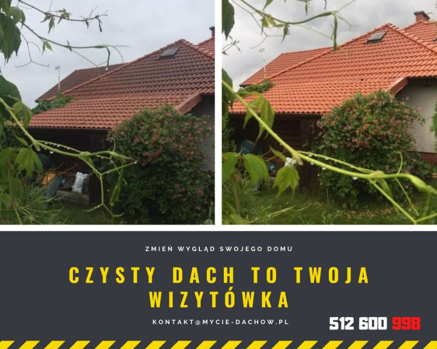 #Mycie-dachow.pl Mycie dachu, elewacji, kostki brukowej. Wolne terminy