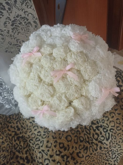 Букет з серветок 79 штук