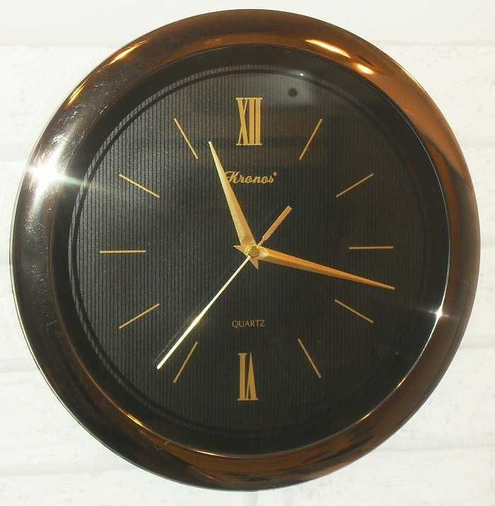 Kwarcowy zegar ścienny Kronos Quartz, 29 cm