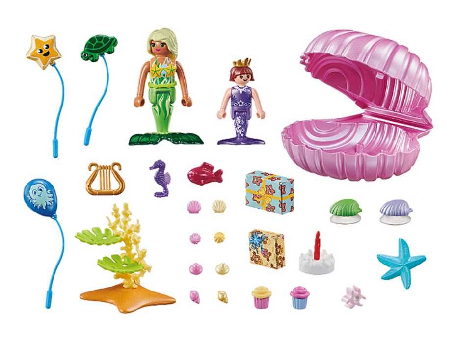 PLAYMOBIL Princess Magic: Przyjęcie Urodzinowe Syrenek 71446