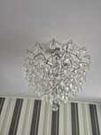 Lampa żyrandol z kryształkami