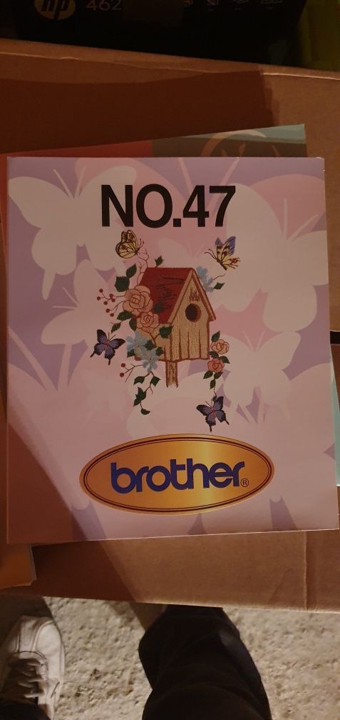 Cartão para máquina de bordar Brother