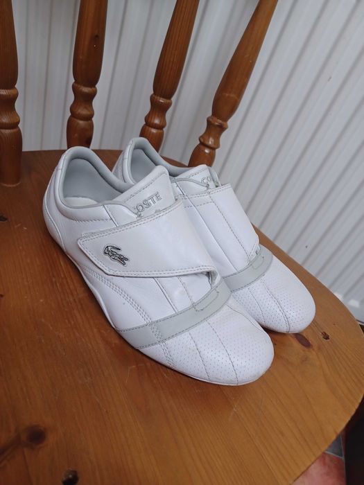 Lacoste buty biale sportowe. Rozmiar 38
