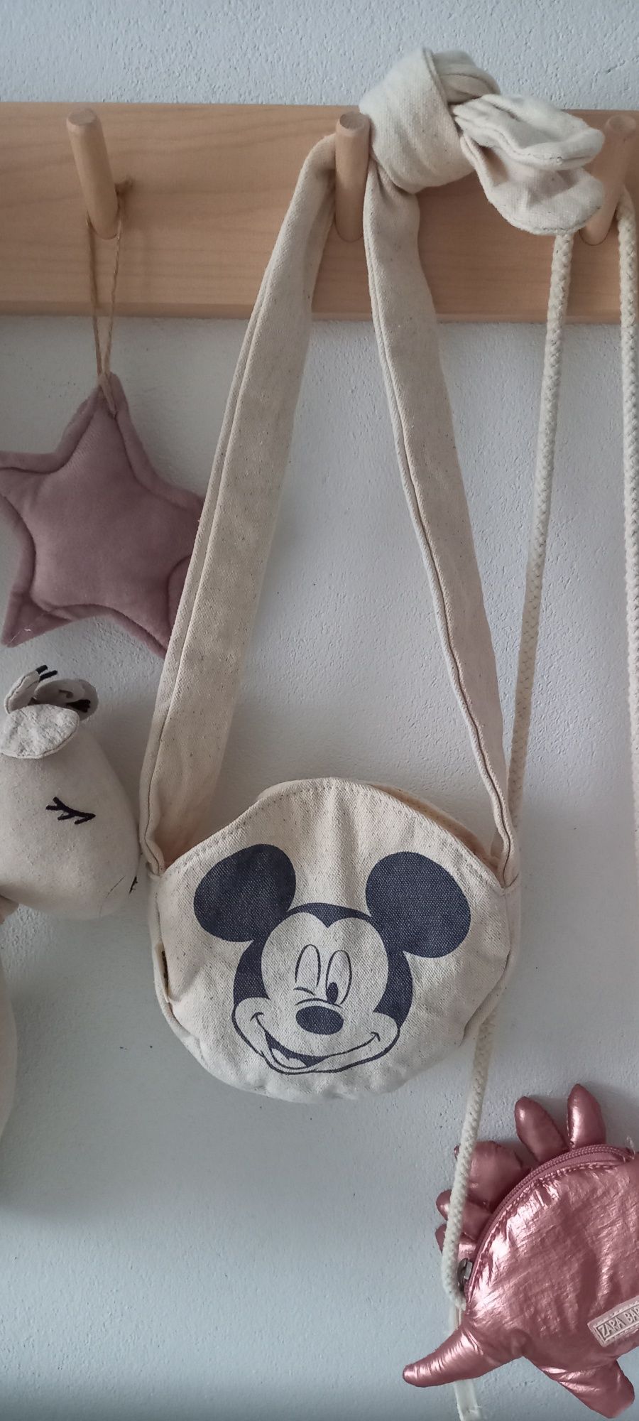 Zara torebka Mickey Mouse beż