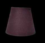 Abażur brązowy pod żarówkę PCV wys. 14,5cm