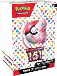 Pokemon - karty Boosterbundle Karmesin & Purpur - 151 NIEMIECKIE