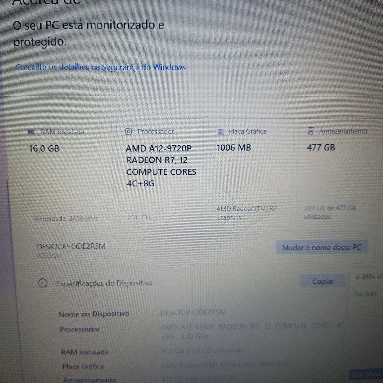 Portátil ASUS como Novo