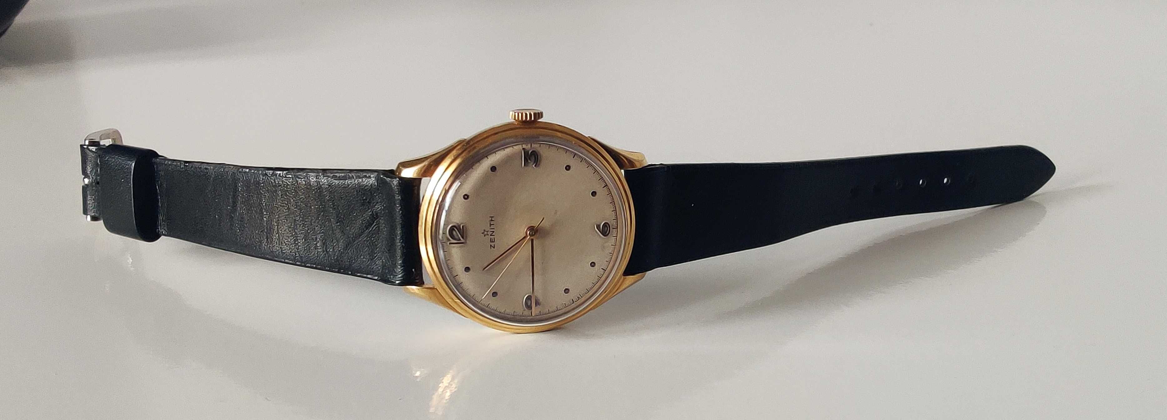 Stary Zegarek Zenith Złoto 14k 20 micro Iwc Omega cal 160