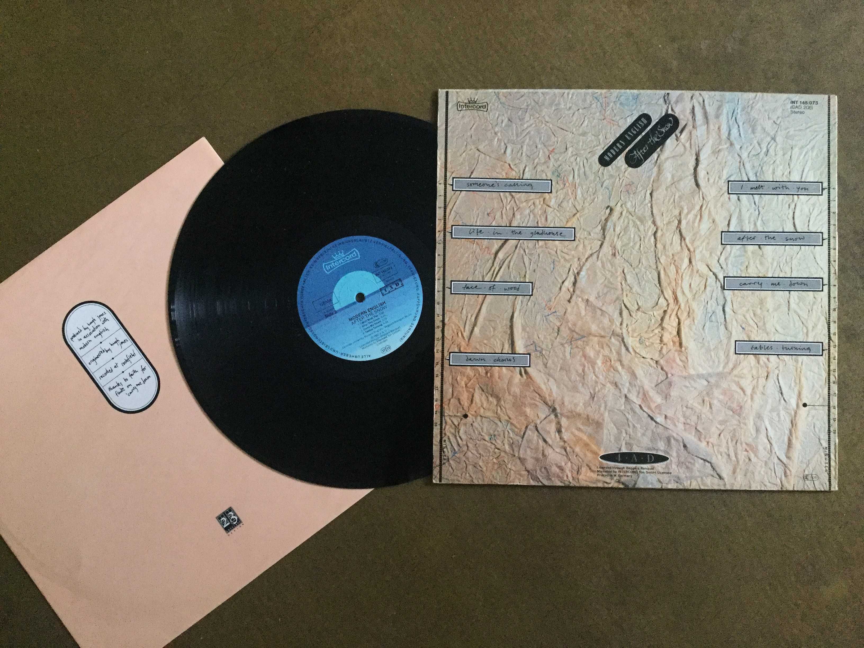 Modern English – After The Snow LP 1983r. 4AD New Wave