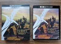 Hobbit Trylogia 6x Blu-ray 4K WERSJE KINOWE I REŻYSERSKIE