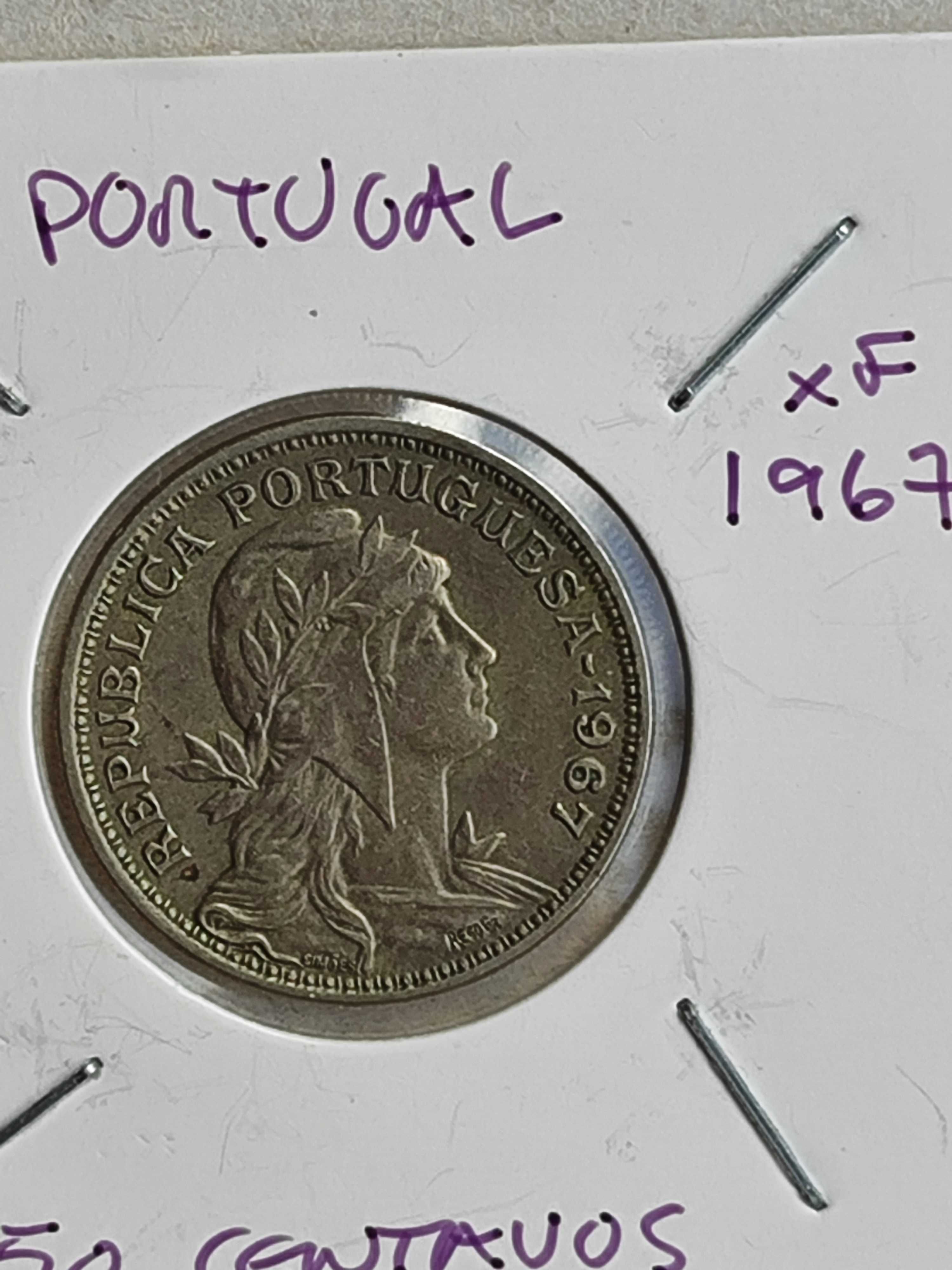 Lote de 4 moedas da República Portuguesa a 5€