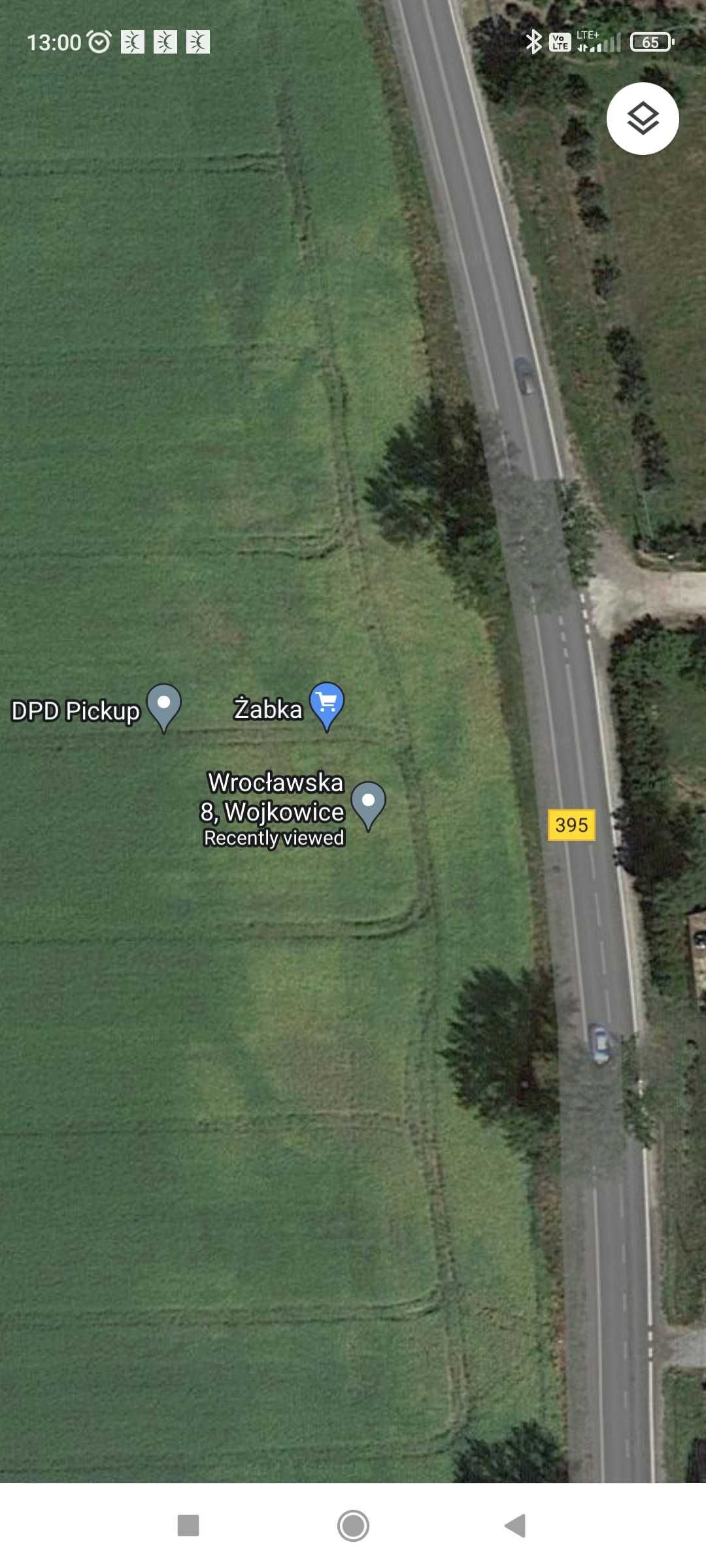 Utwardzony plac przy sklepie Żabka na wynajem A4 Wrocław duży traffic