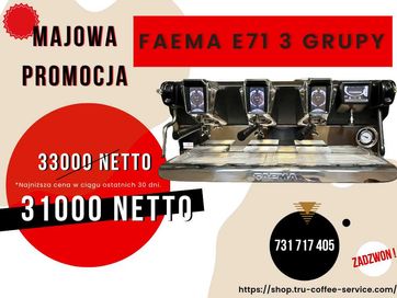 Ekspres gastronomiczny Faema E71 3 grupy / La Marzocco / La Cimbali