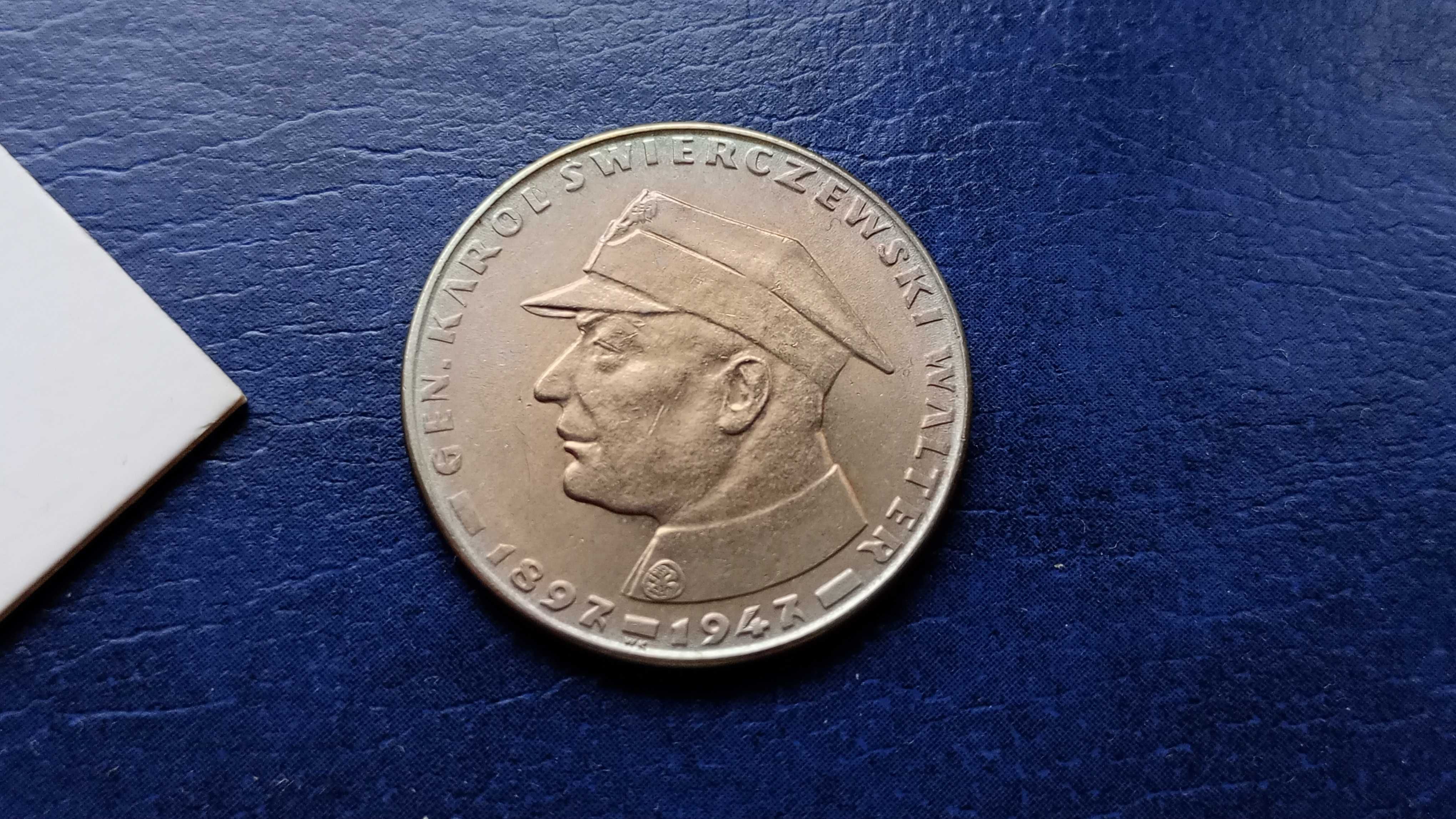 Stare monety 10 złotych 1967 Świerczewski stan menniczy PRL