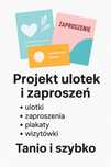 Sprzedaję personalizowane ulotki, zaproszenia itp.