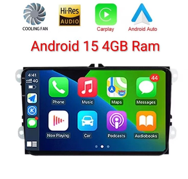 Radio samochodowe VW Seat Skoda 4 GB ram