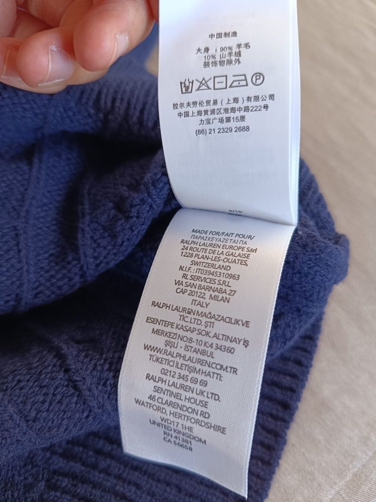 Camisola malha mulher Ralph Lauren