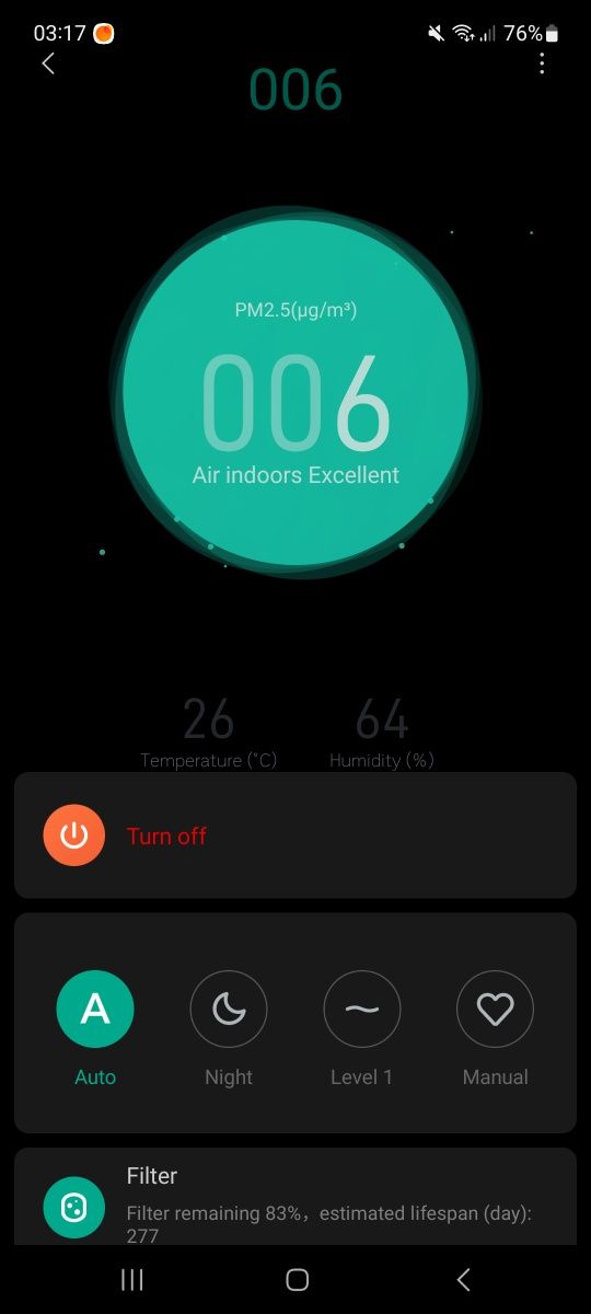 Xiaomi Mi Air Purifier Pro H