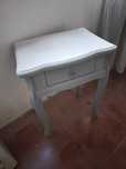 Mesa de Cabeceira Azul Claro
