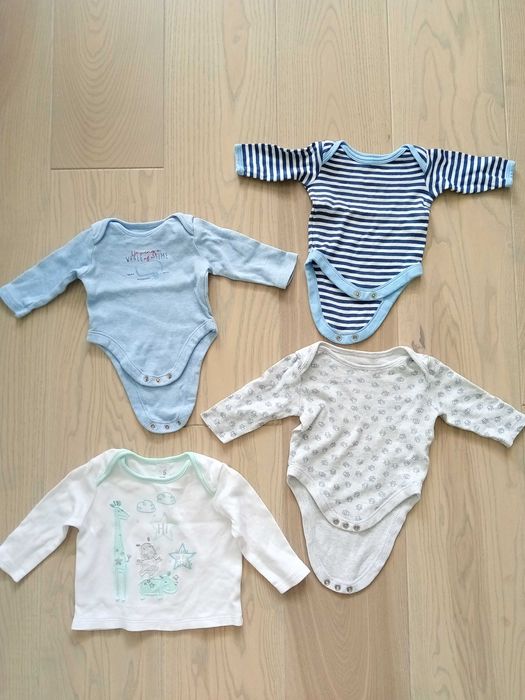 Body i bluzka dla noworodka chłopiec r. 56-62 (0-3 miesięcy)