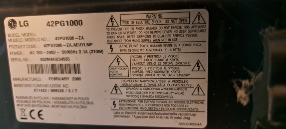 Telewizor LG 42PG1000