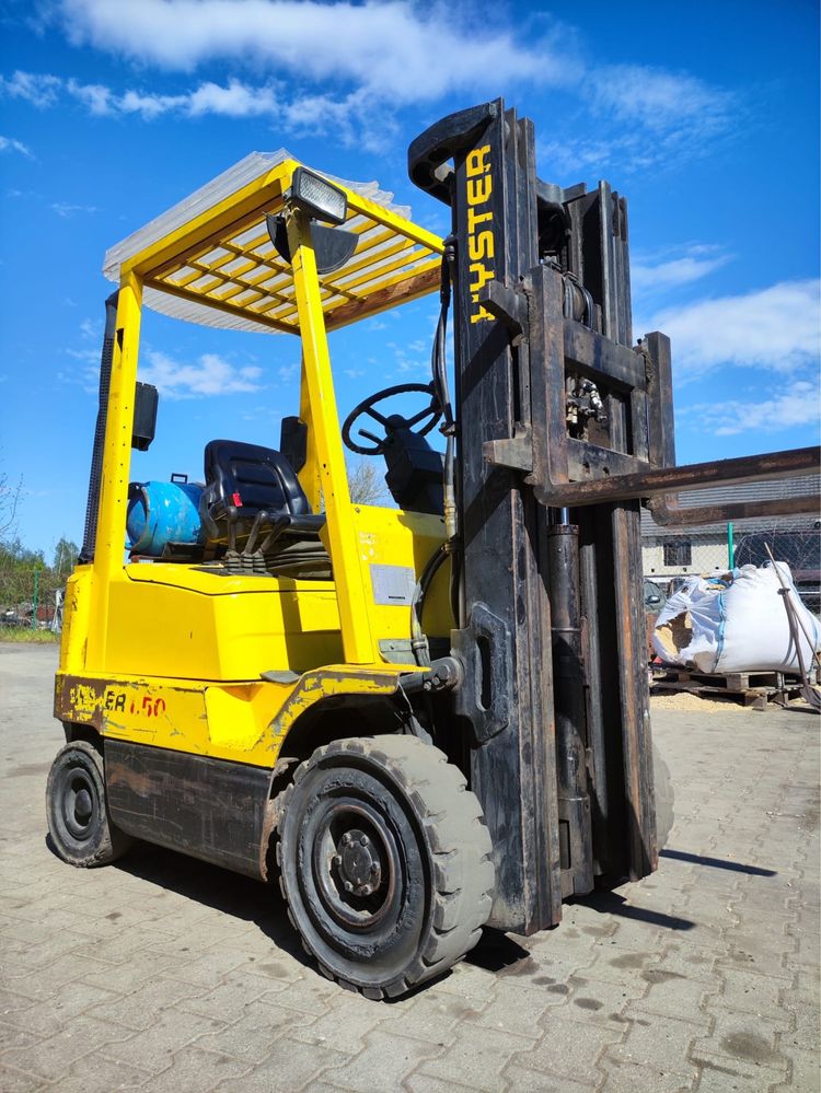 Wózek widłowy Hyster H1.50 Triplex Wolny Linde Tcm Toyota Nissan Clark