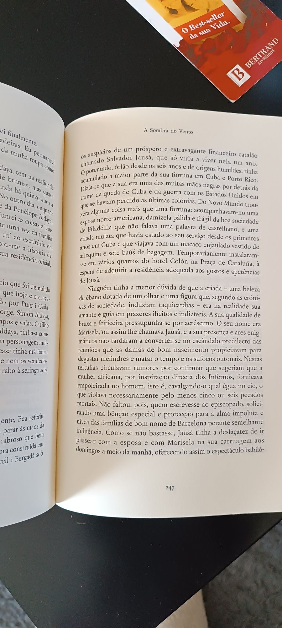 A sombra do Vento de Carlos Ruiz Zafón