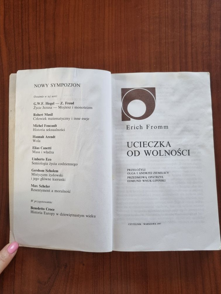 Ucieczka od wolności - Erich Fromm
