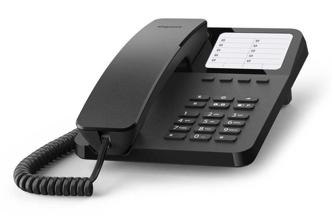 Telefon stacjonarny GIGASET Desk 400 Czarny