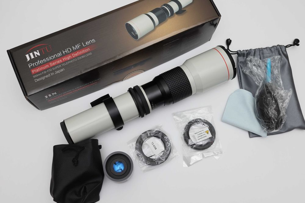 Объективы 500мм f8 и 650-1300мм f8-f16 для Canon EF