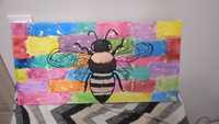 Власна картина "Бджілка" і "Донатси"