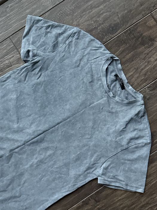 Bershka dress długa bluzka tshirt szara czarna tie dye Xs długa