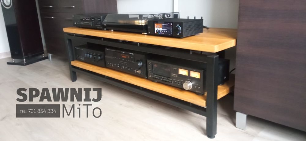 Szafka Rtv, stolik HiFi na sprzet, ława Loft na zamówienie