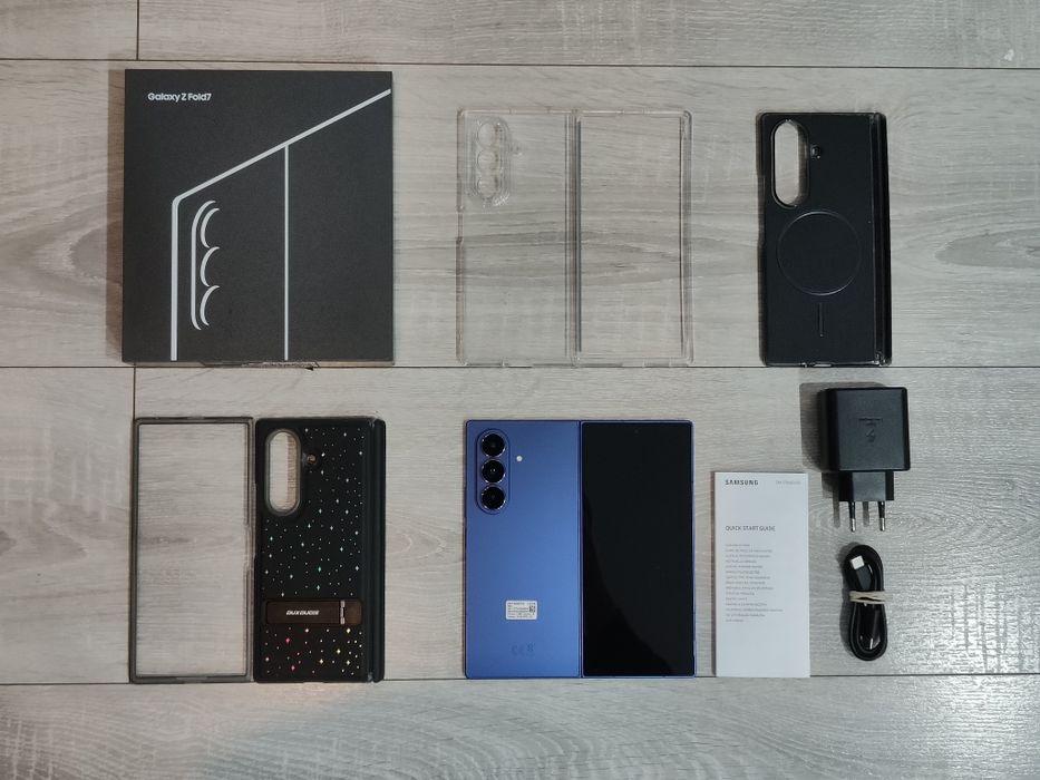 Samsung Galaxy Z Fold7 512GB Blue. Stan idealny. Bogaty zestaw!
