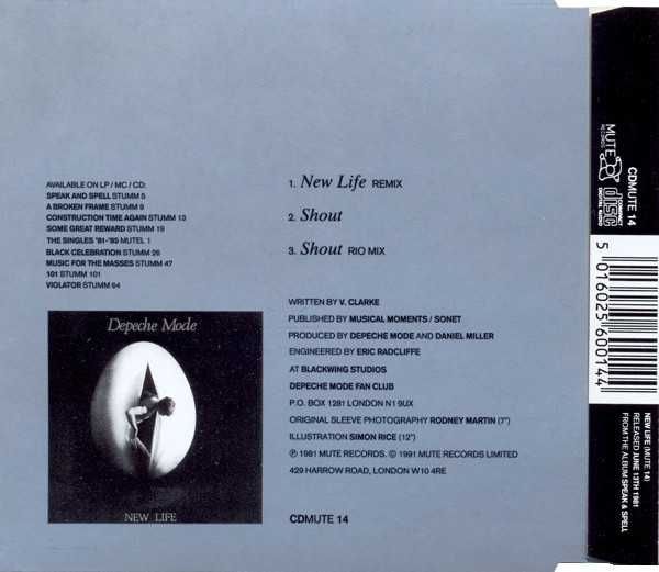Depeche Mode – New Life CD